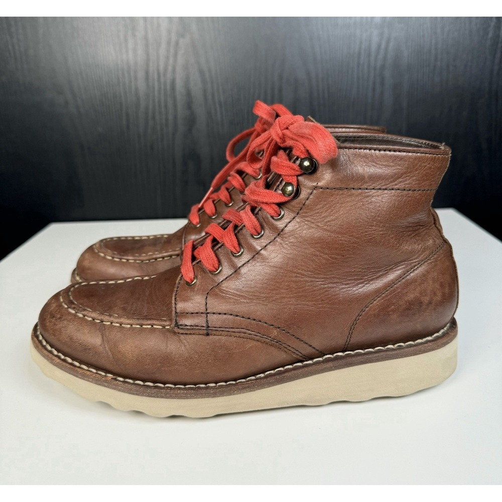 Thursday Boot Co. Everyday Diplomat Boots Womens Size 8 Lace Up Brown